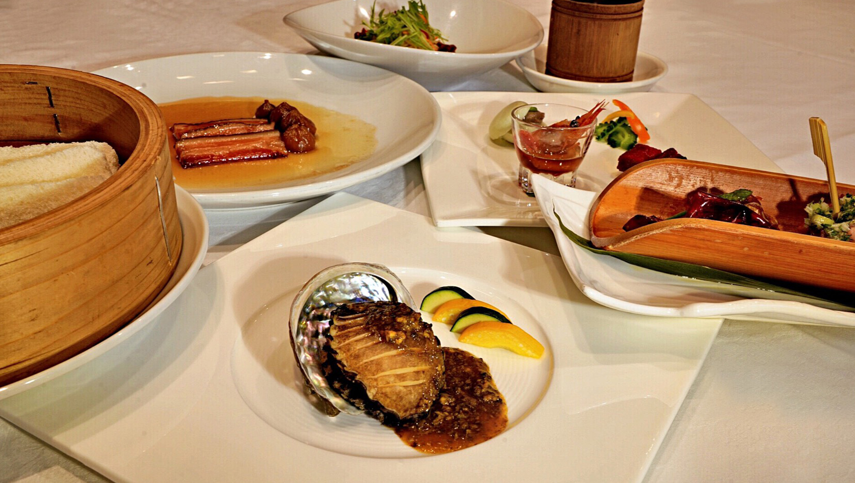 三陸産活きた鮑のコース【平日限定】